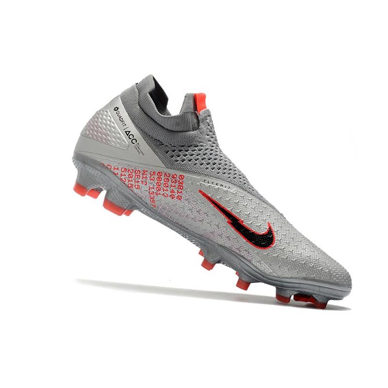 Nike Phantom Vision Elite Dynamic Fit FG Barrio Stříbrná Černá Šedá